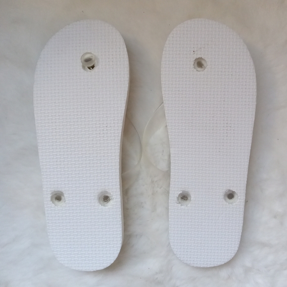 💮3/$20💮 Juventus FC Flip Flops - Picture 2 of 2